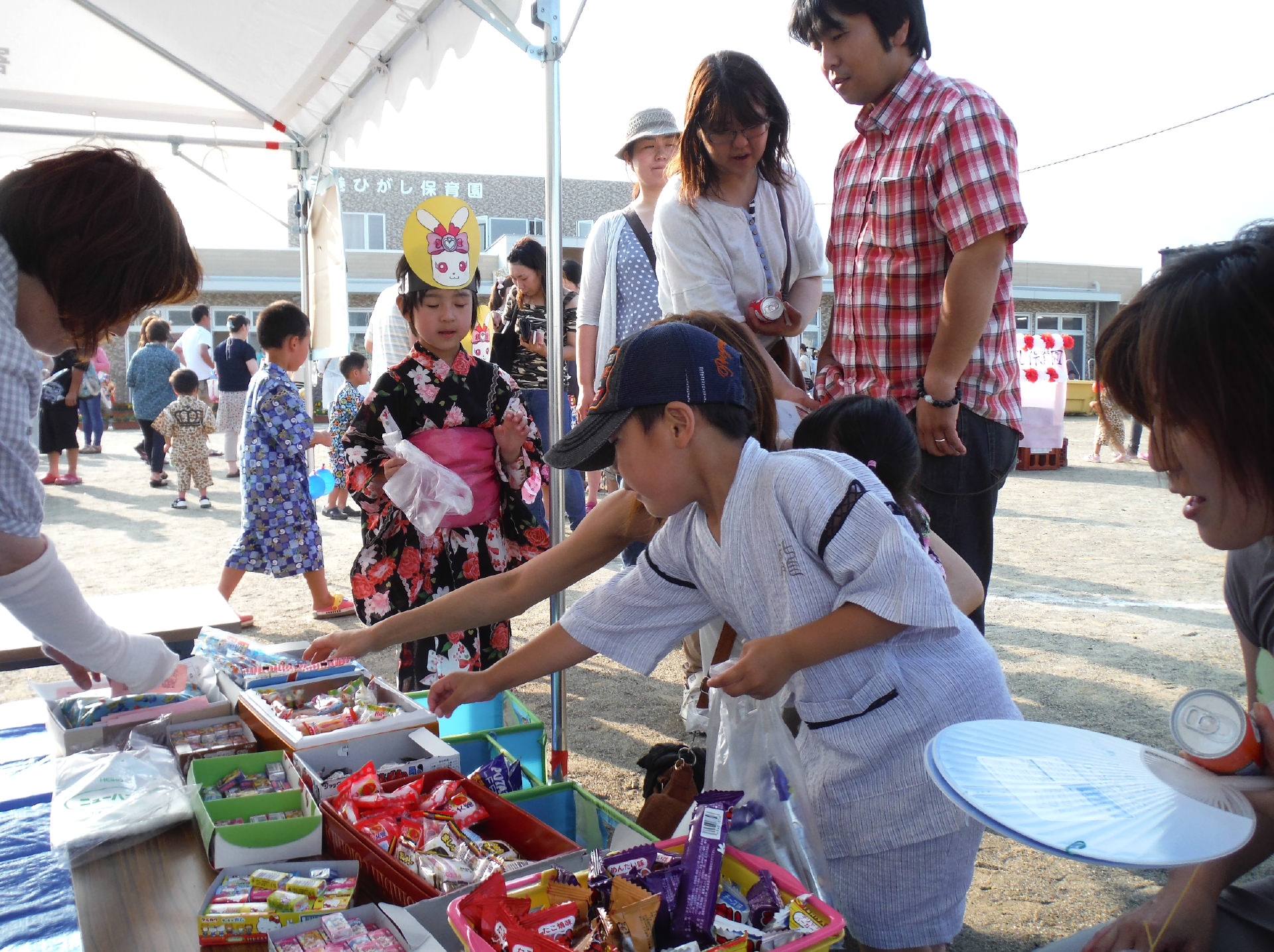 石巻東こども園　夏祭り